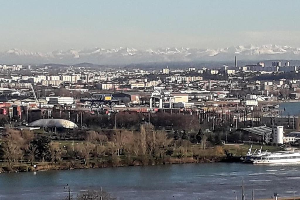 T4/5 Avec Vue Sur Les Alpes A 5 Minutes De Lyon Apartment La Mulatiere Ngoại thất bức ảnh